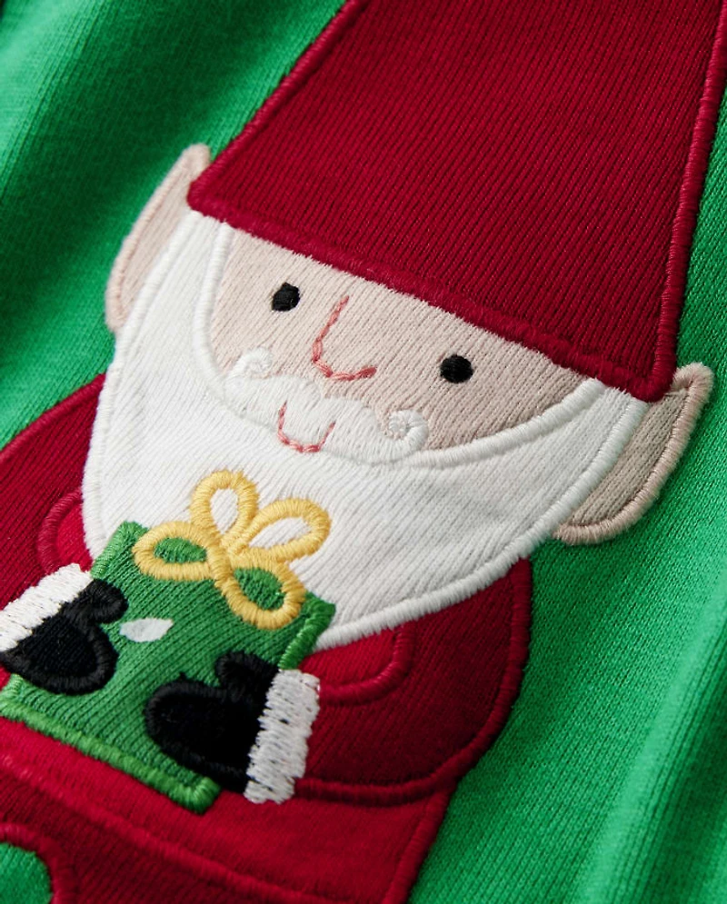Kids Elf Cotton 2-Piece Pajamas