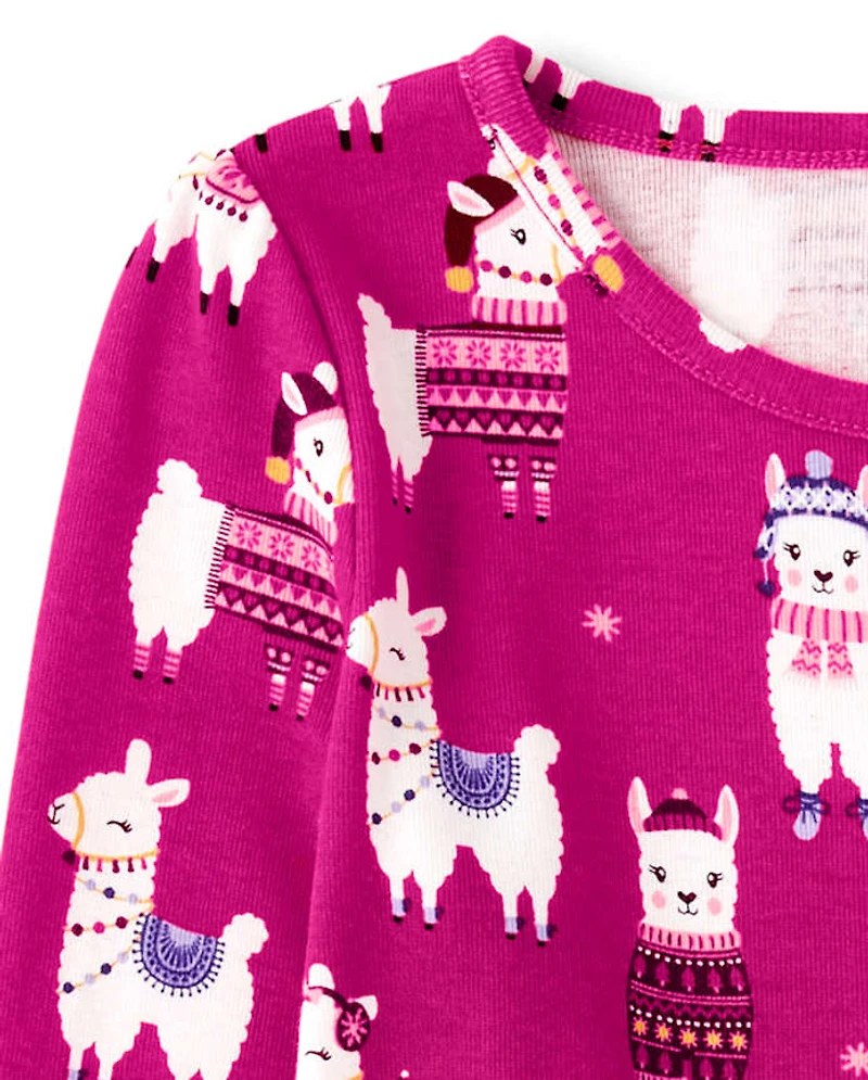 Haut Fille Llama à basque - Little Llamas