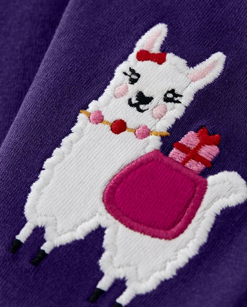 Girls Llama Leggings