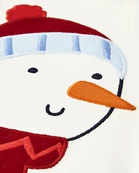 Kids Snowman Cotton 2-Piece Pajamas
