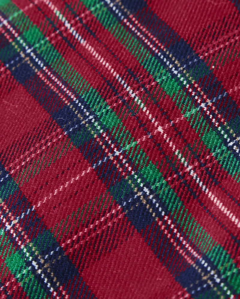 Boys Plaid Newsboy Hat - Family Celebrations Red
