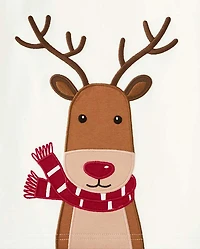 Haut brodé renne pour garçon – Reindeer Cheer