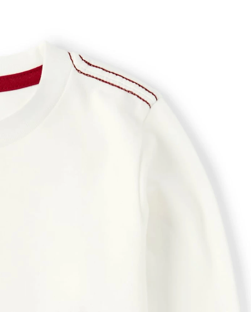 Haut brodé renne pour garçon – Reindeer Cheer