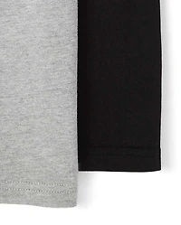 Boys Embroidered Drums Raglan Top - Rock Academy