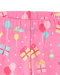 Girls Birthday Leggings - Boutique