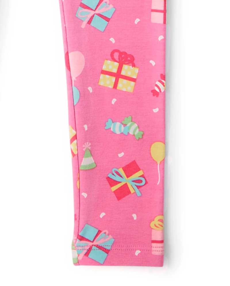 Girls Birthday Leggings - Boutique