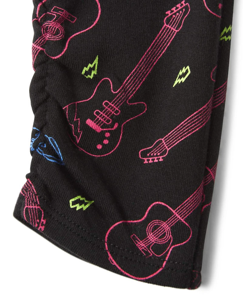 Girls Guitar Leggings - Rock Academy