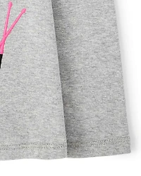 Girls Embroidered Band Top - Rock Academy