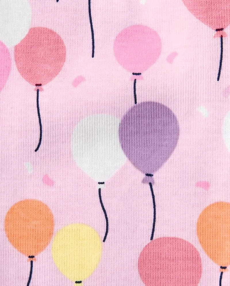 Pyjama en coton Coupe ajustée Fille Birthday Cat - Gymmies