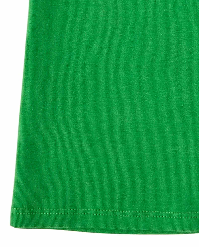 Girls Embroidered Rainbow Top - Little Leprechaun