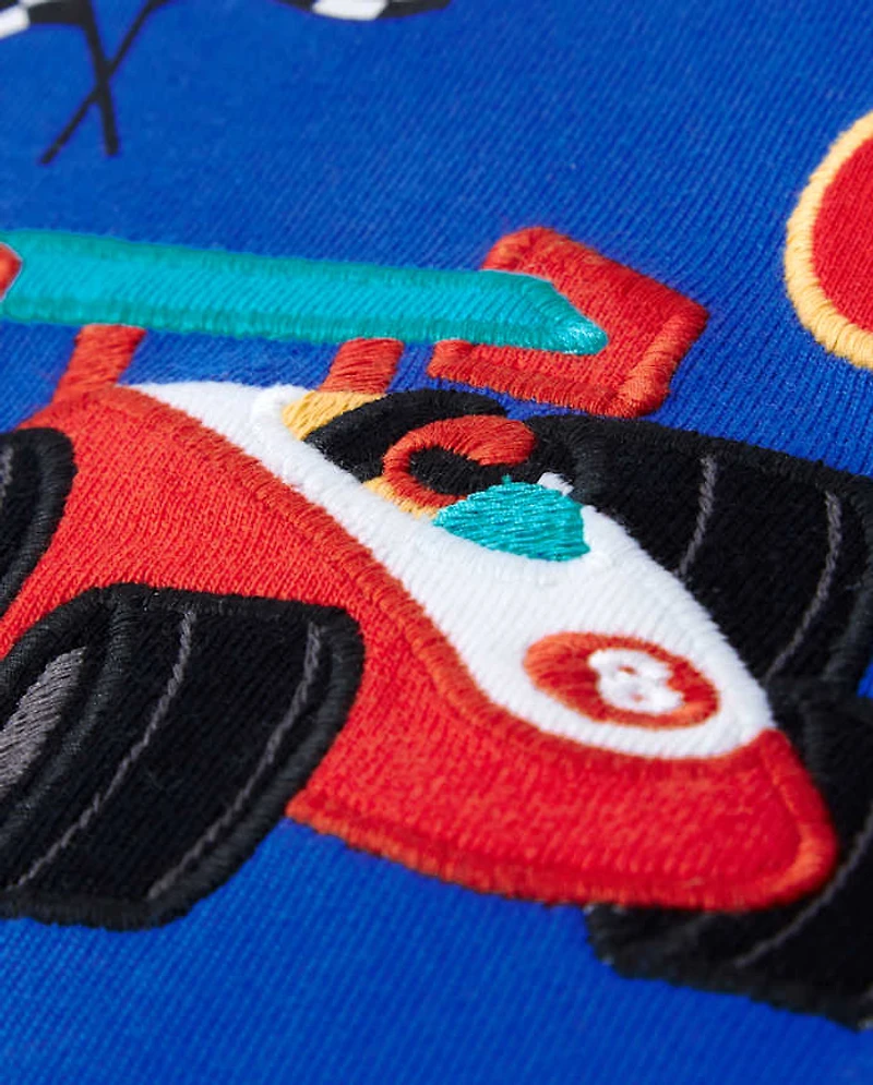 Boys Racecar Snug Fit Cotton Pajamas - Gymmies