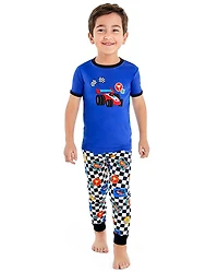 Boys Racecar Snug Fit Cotton Pajamas - Gymmies