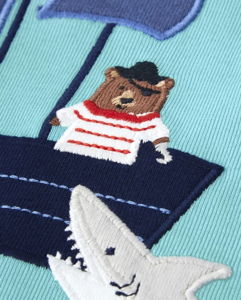 Boys Pirate Snug Fit Cotton Pajamas - Gymmies