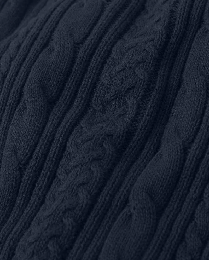 Boys Cable Knit Sweater Vest - Uniform