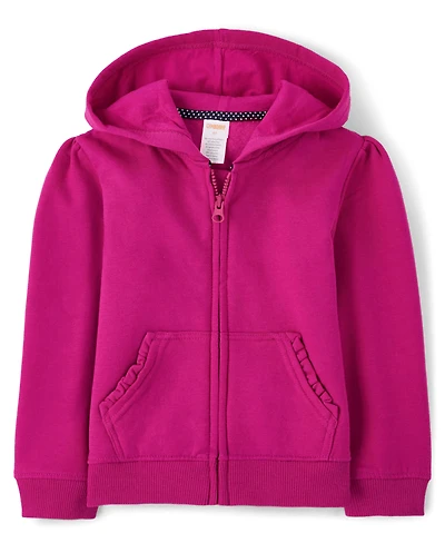 Girls Zip Up Hoodie