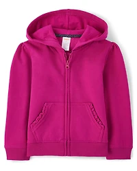 Girls Zip Up Hoodie