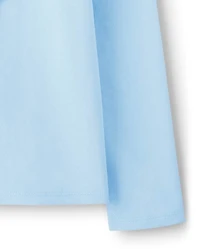 Girls Stain-Resistant Ruffle Polo