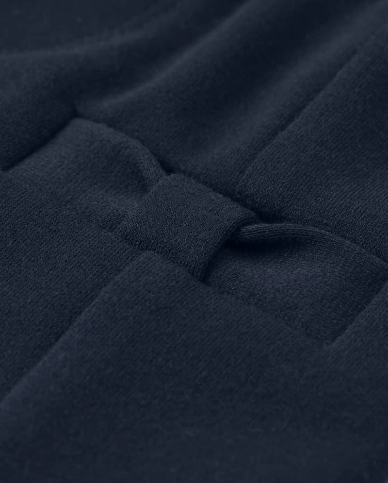 Girls Ponte Bow Jeggings