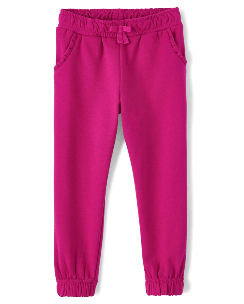 Girls Fleece Jogger Pants
