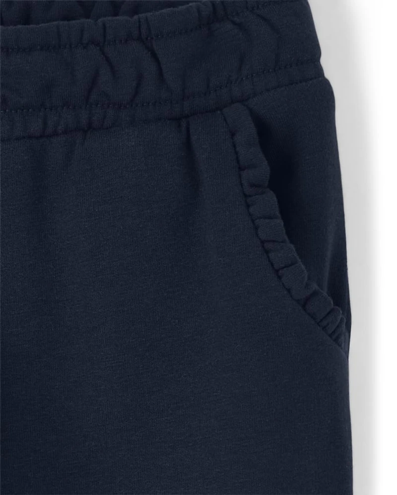 Pantalon de jogging en polaire pour filles