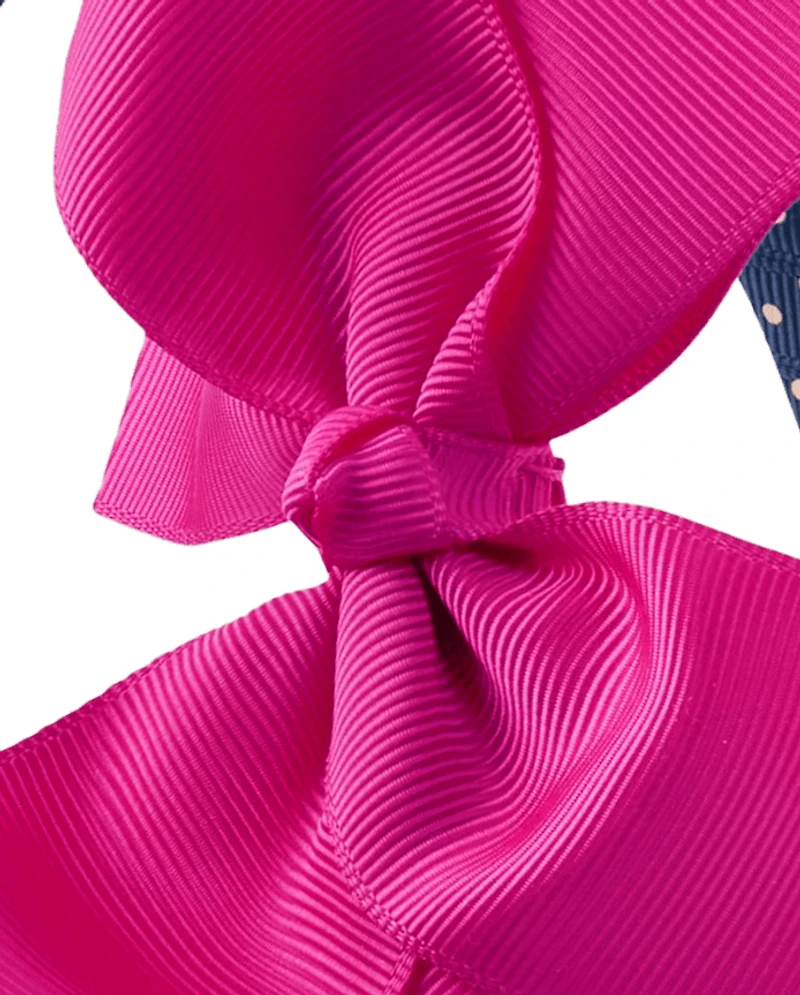 Lot de 2 bandeaux à nœud pour filles - Uniforme