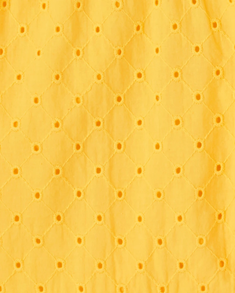 Short à œillets pour fille - Punch l'ananas