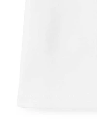 Girls Embroidered Peace Ruffle Top - Music Festival