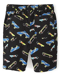 Boys Skateboard Pull On Shorts - Stunt Master