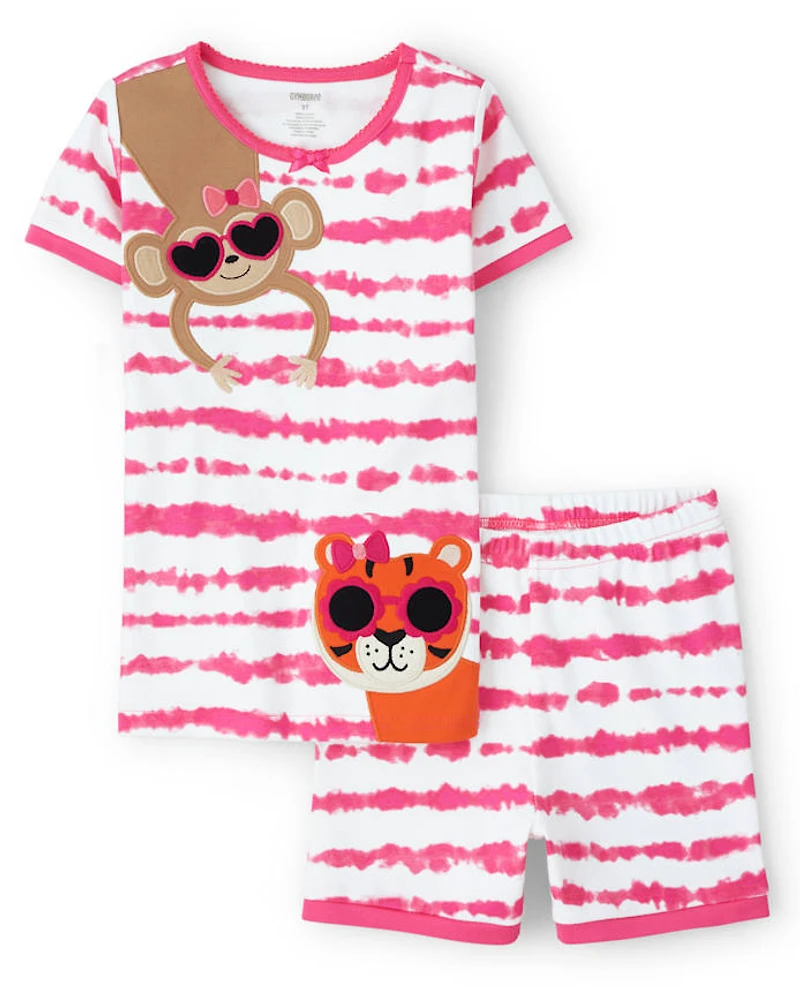 Girls Animal Snug Fit Cotton Pajamas - Gymmies
