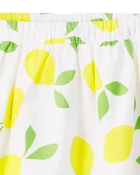 Girls Lemon Ruffle Skort - Citrus & Sunshine