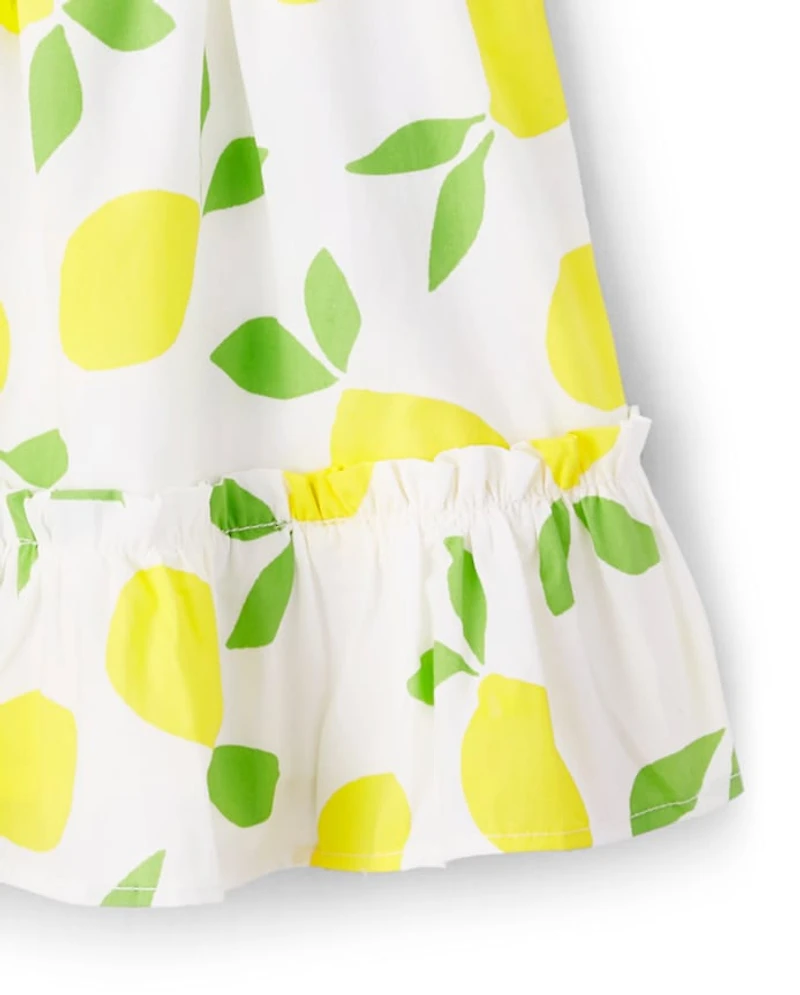 Jupe-short Fille Lemon Ruffle - Citrus & Sunshine
