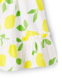 Jupe-short Fille Lemon Ruffle - Citrus & Sunshine