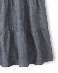 Girls Smocked Tiered Dress - Music Festival