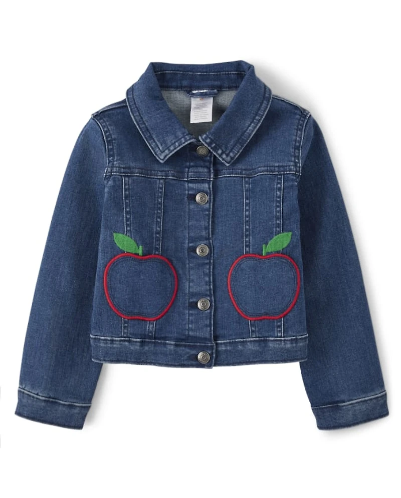 Veste en jean Apple pour filles - Chef de classe