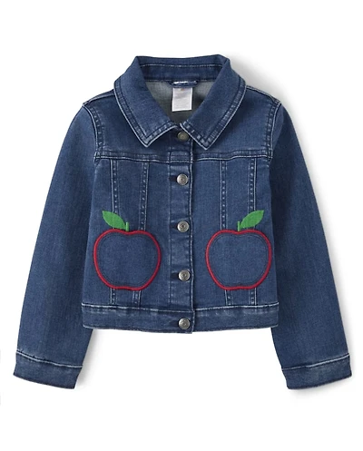 Veste en jean Apple pour filles - Chef de classe