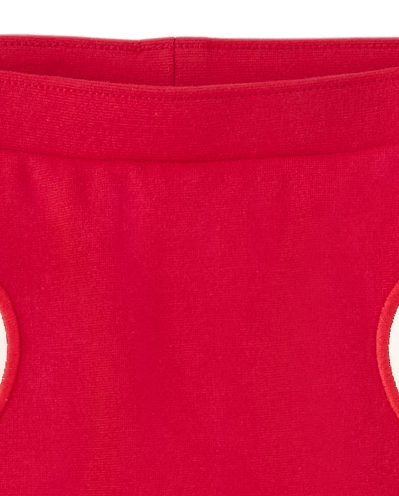Girls Applique Apple Ponte Skort - Head of the Class