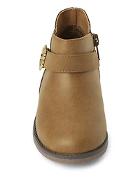 Bottine Fille Flower Buckle
