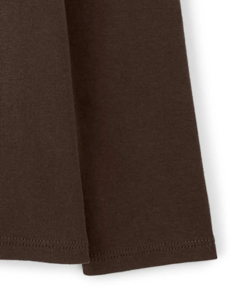 Haut brodé à motif d'automne pour fille - Perfect Pumpkin