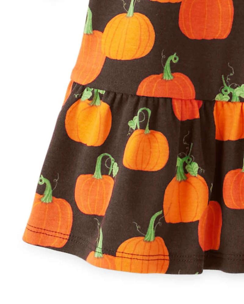 Girls Pumpkin Dress - Perfect