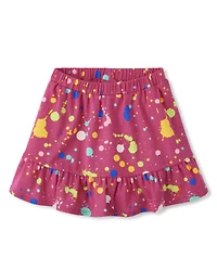 Girls Paint Splatter Skort - Future Artist