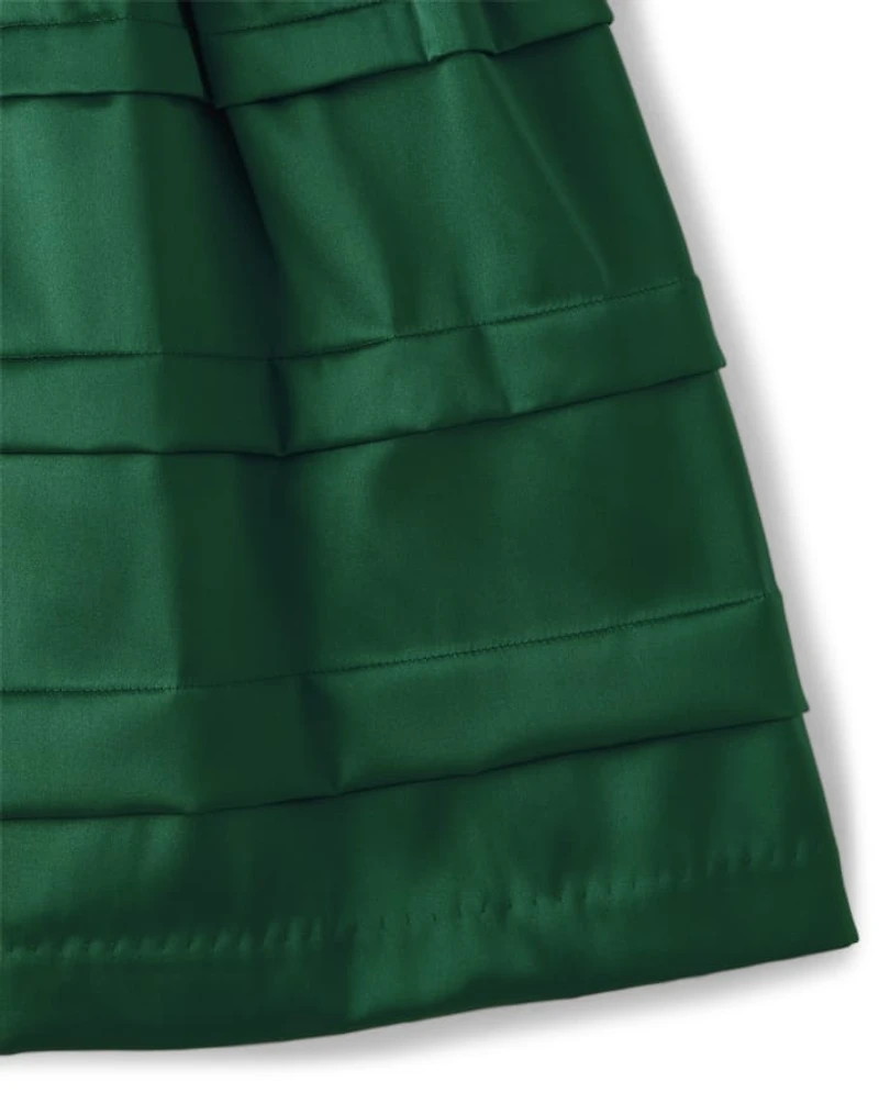 Girls Tiered Dress - Holiday Traditions