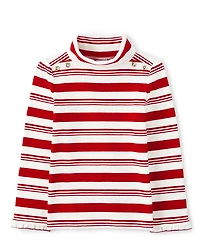 Pull à col roulé rayé pour fille - Holiday Express