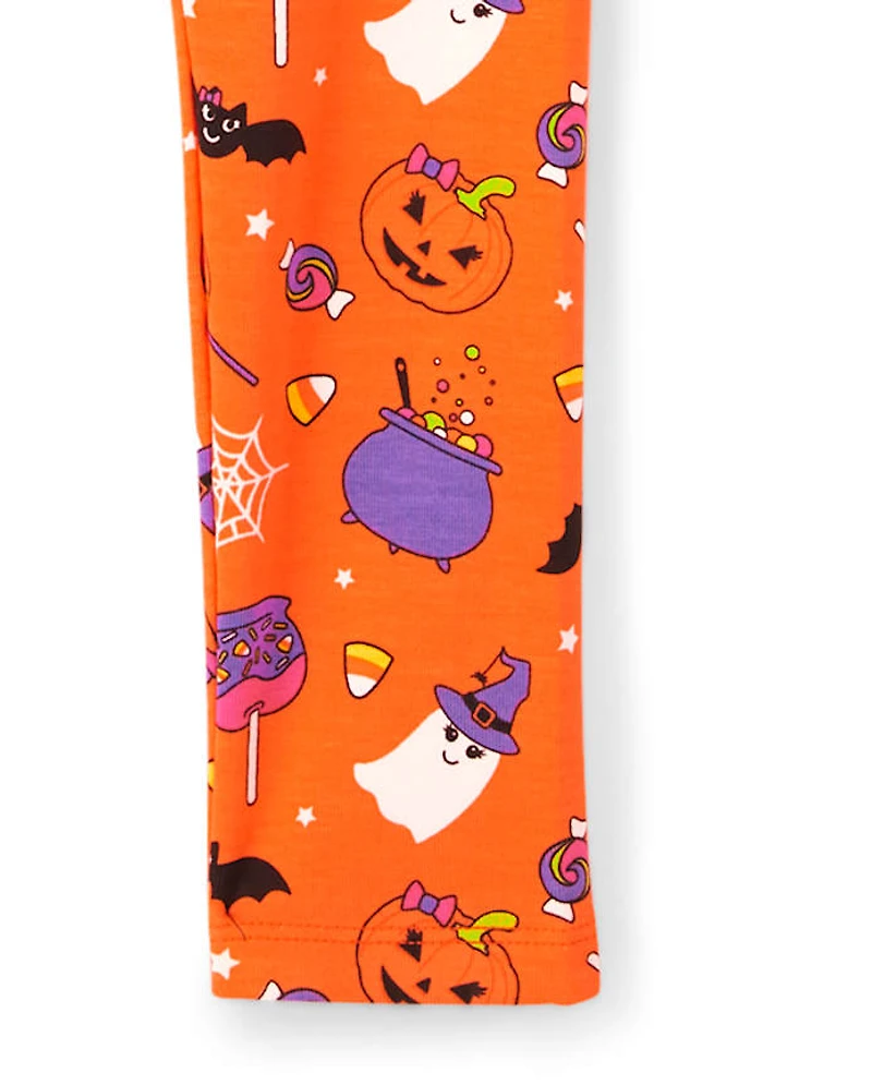 Girls Halloween Leggings - Trick or Treat