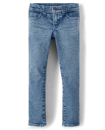 Girls Five-Pocket Jeans