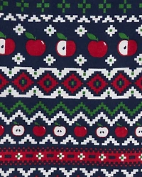 Pyjama en coton ajusté à motif Fair Isle pour enfants