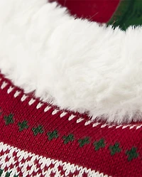 Robe chandail jacquard flocon de neige pour filles - Holiday Traditions