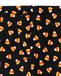 Girls Candy Corn Leggings - Trick or Treat