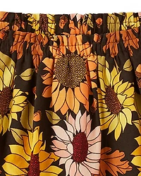 Girls Sunflower Skort - Autumn Harvest