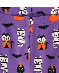Leggings pour fille et chat - Trick or Treat
