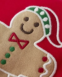 Pyjama en coton ajusté motif pain d'épice pour enfants